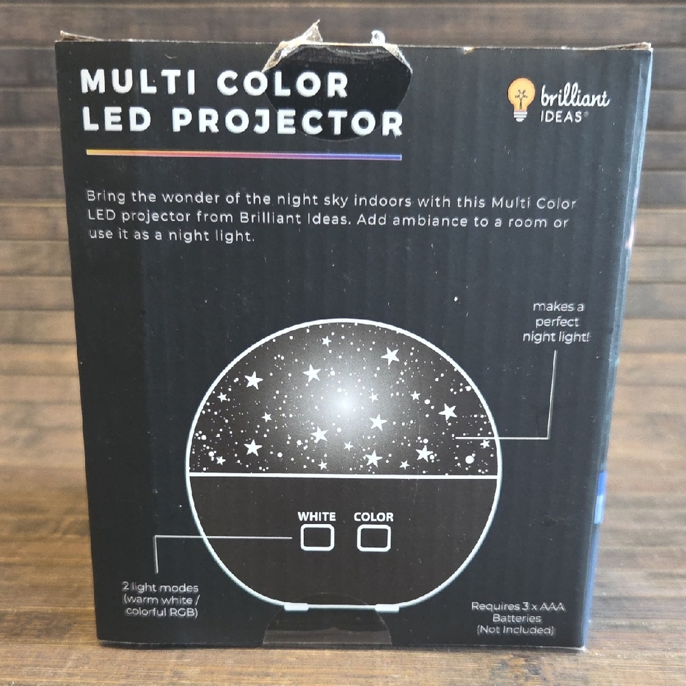 Brilliant Ideas Multi Color LED Projector - Picture 3 of 6